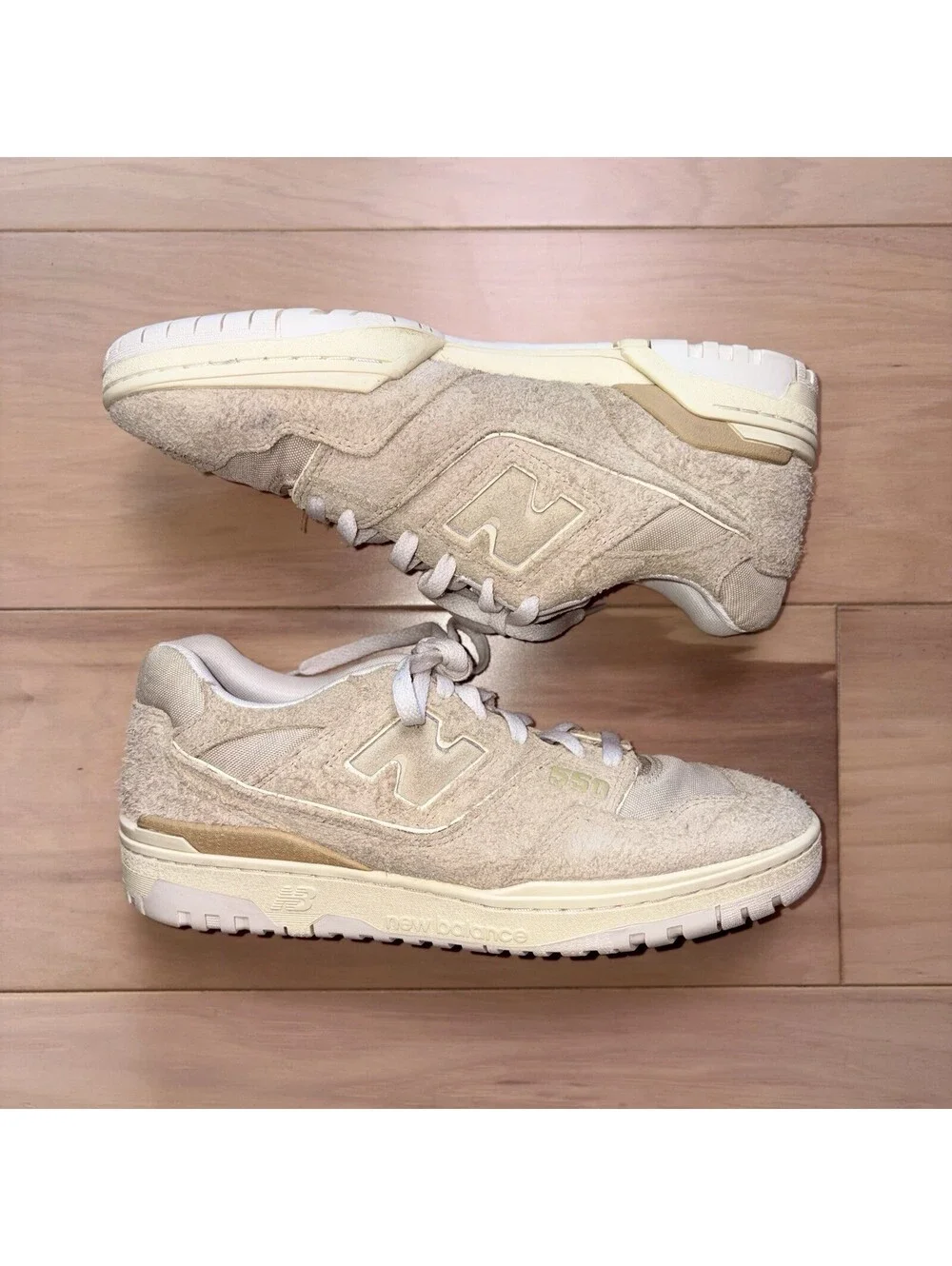 Aime Leon Dore x New Balance 550 Mens 10 Taupe Suede Cream Sneakers ALD